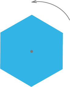 Hexagon-rotationssymmetri1
