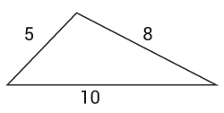 Beräkna triangelns omkrets